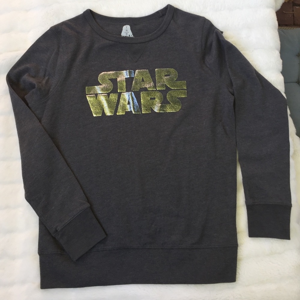Star Wars Long Sleeve Flannel Top Kids Size L
